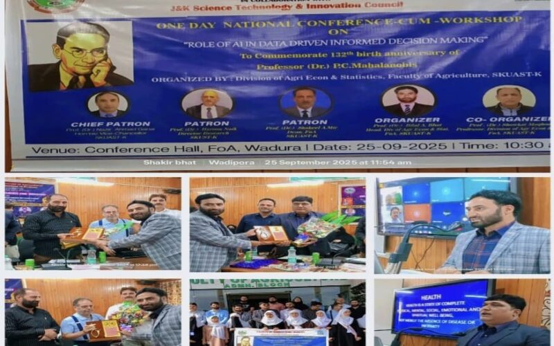SKUAST-K, JKSTIC Organize National Conference on AI in Data-Driven Decision Making