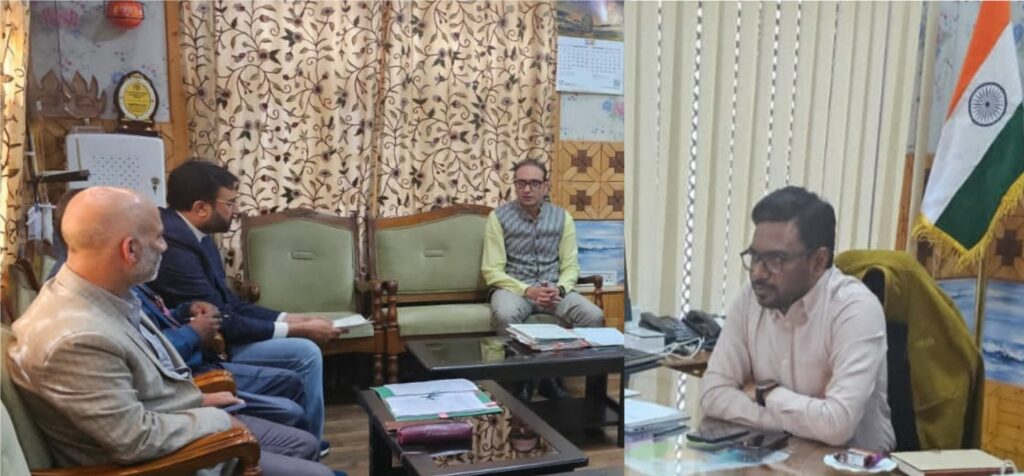 DC Kupwara Reviews Progress on Establishment of Kendriya Vidyalaya Kupwara