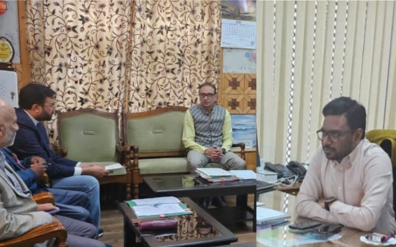 DC Kupwara Reviews Progress on Establishment of Kendriya Vidyalaya Kupwara