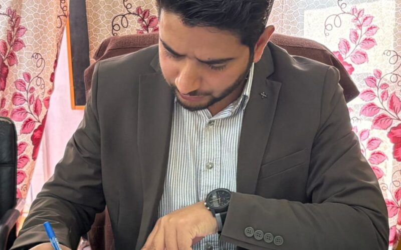 Rahil Amin assumes charge as ALC Kupwara