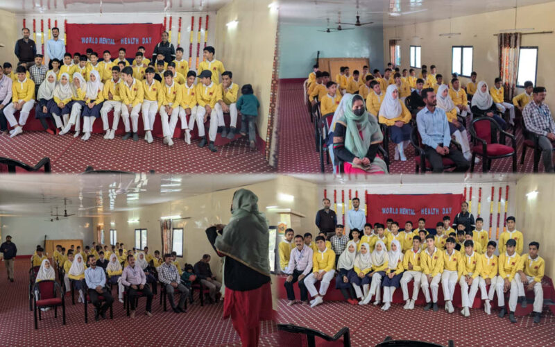 TLSC Tangdhar Organises Awareness and Action Programme on World Mental Health Day at Army Goodwill School Teetwal Karnah