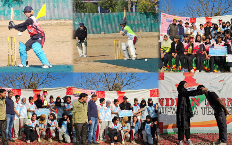 INDIAN ARMY CONDUCTED NORTH KASHMIR WOMEN CRICKET CHAMPIONSHIP FINAL AT HIRRI KUPWARA