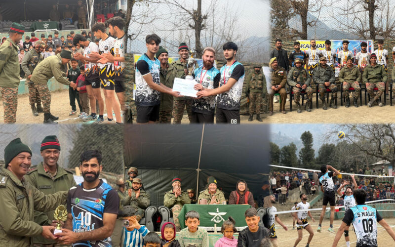 Indian Army Fosters Sportsmanship on the LoC: Karnah Volleyball League 2025–26 Concludes