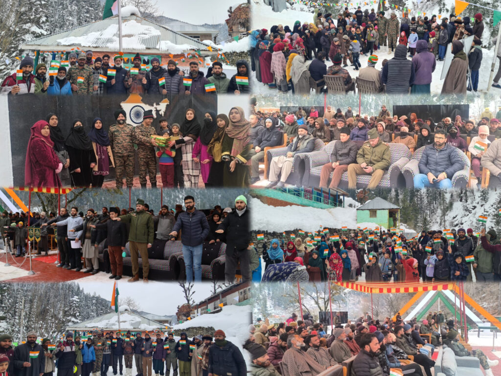 Keran Celebrates 77th Republic Day with Patriotic Zeal and Unity