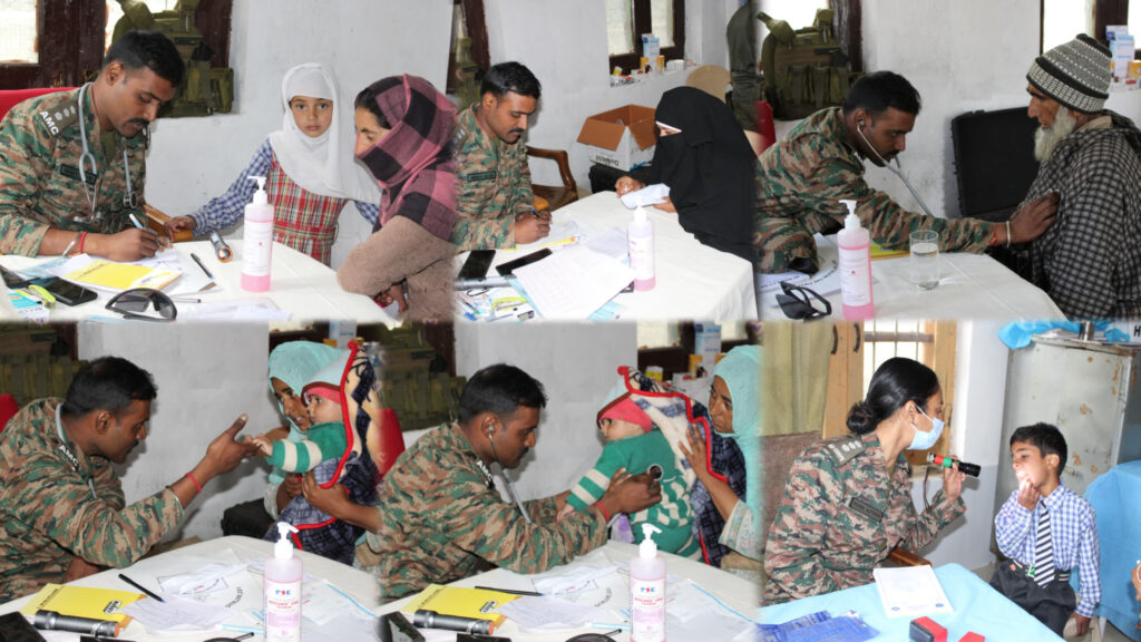 Indian Army’s Shakti Vijay Brigade Conducts Medical Camp in Border Village Jabri