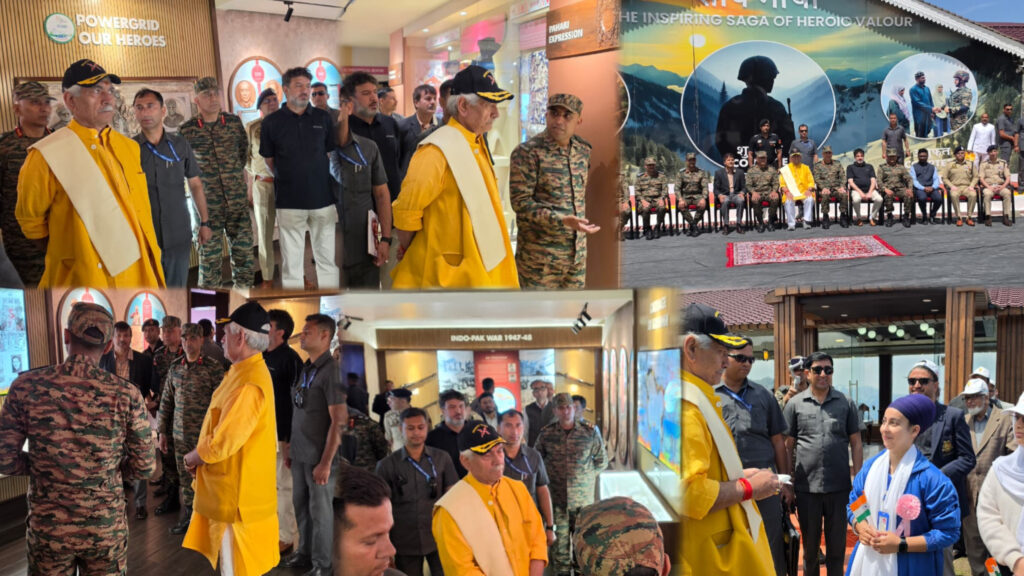 Lieutenant Governor inaugurates ‘Shaurya Gatha’ Complex at SM Hill in Tangdhar, Kupwara