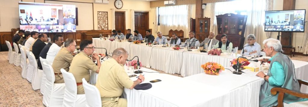 Lieutenant Governor chairs a high-level review meeting on preparations for Shri Amarnath Ji Yatra 2026