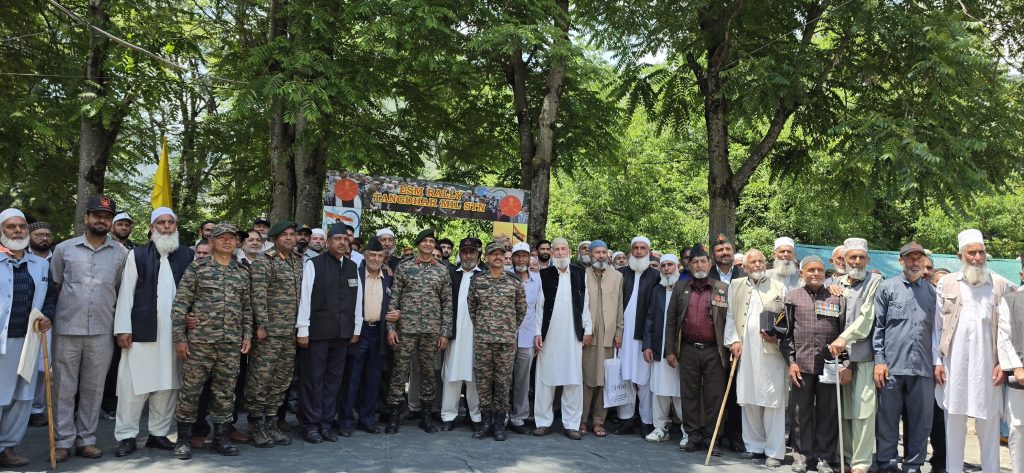 Ex-Servicemen Rally Organised at Tangdhar to Strengthen Veteran Welfare and Outreach