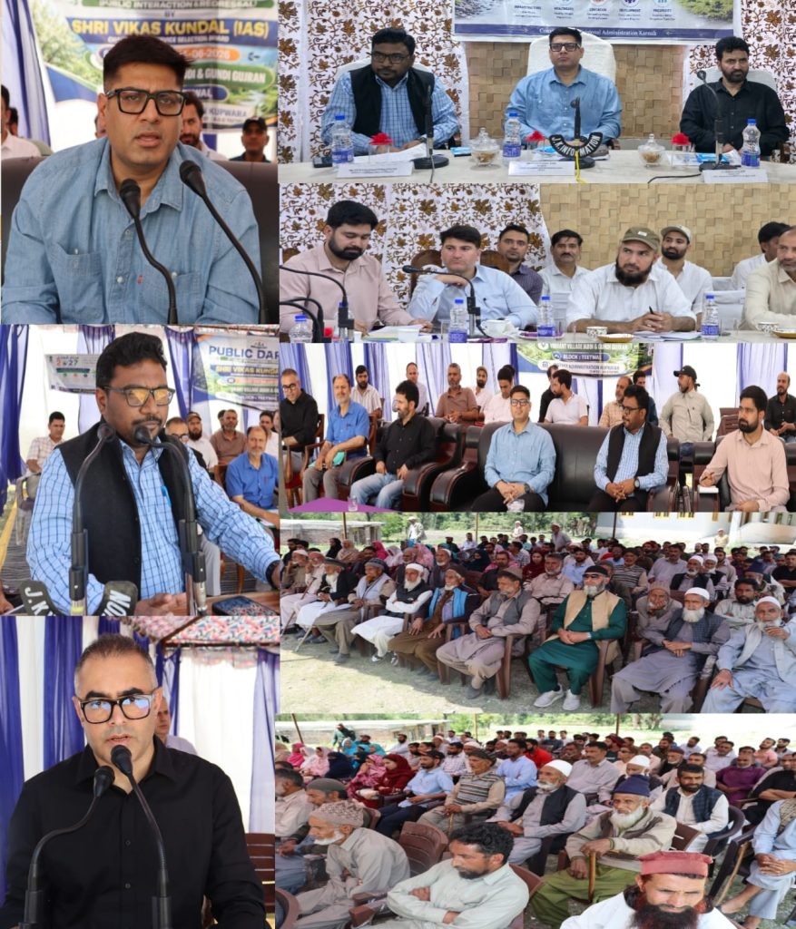 Vikas Kundal Reviews Developmental Works in Vibrant Villages of Karnah; Holds Public Outreach Programme