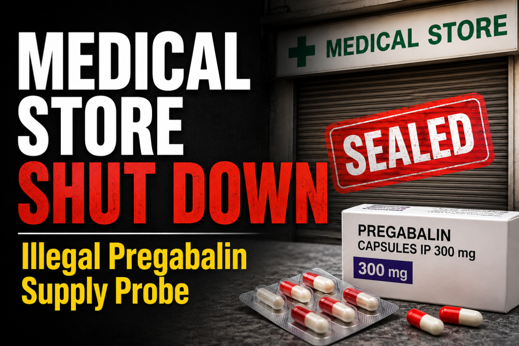 Udhampur Medical Store Shut Down Over Alleged Illegal Supply of Pregabalin Capsules