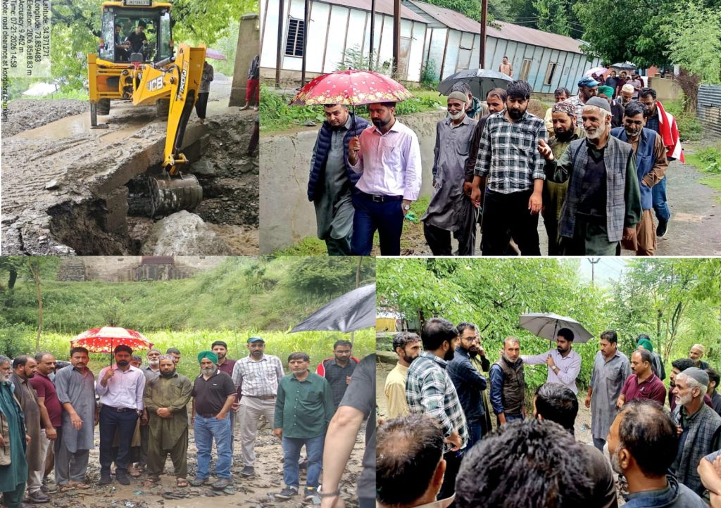 Sub-Divisional Administration Karnah Swiftly Responds to Landslide Situation, Restores Road Connectivity in Kona–Gabra Area