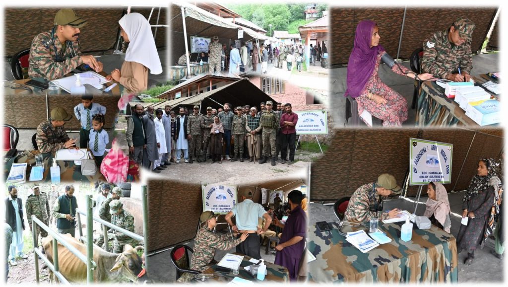 Indian Army Organises Medical, Veterinary Camp in Gohallan Village, Benefits 279 People and 316 Livestock
