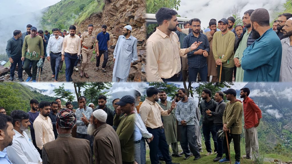 SDM Karnah Visits Batlan Area Amid Inclement Weather Reviews Essential Services and Safety Measures