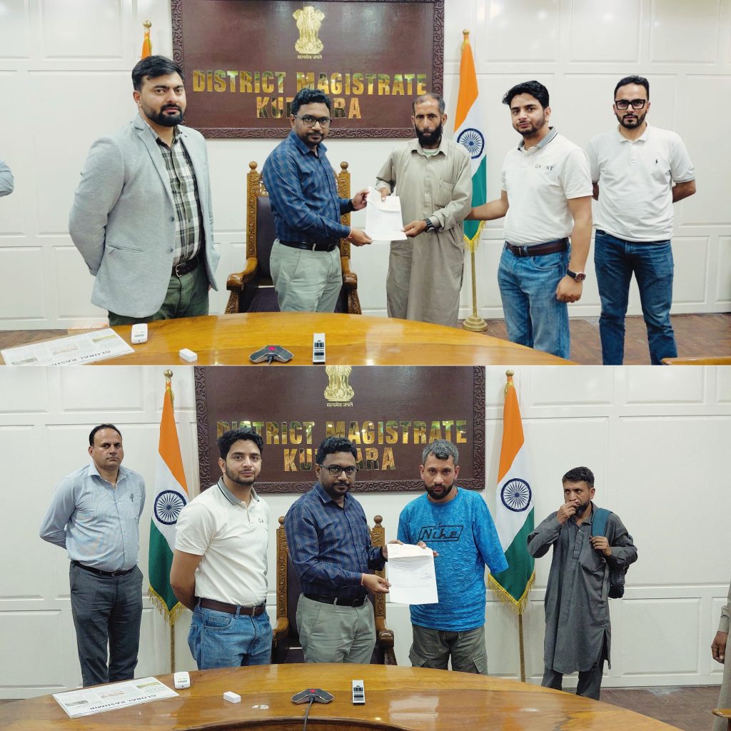 COMPENSATION OF OVER RS. 30 LAKH DISBURSED TO LABOURERS IN KUPWARA UNDER EMPLOYEES’ COMPENSATION ACT