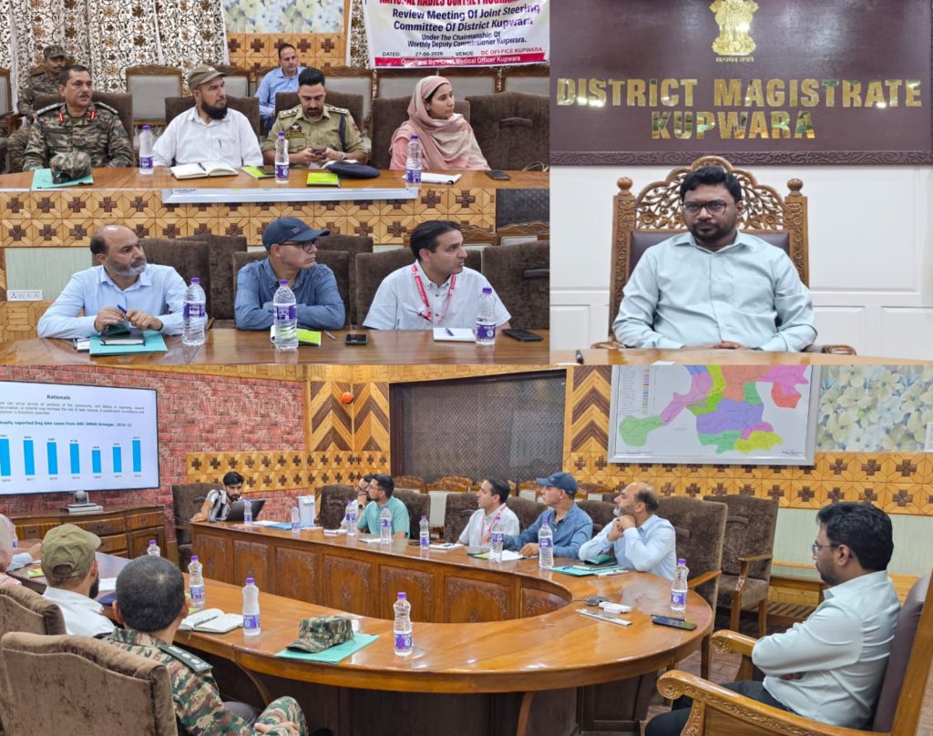 DC Kupwara Chairs District Level Committee Meeting on National Rabies Control Programme (NRCP) and SPCA