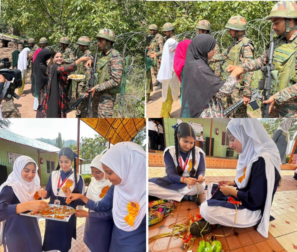 INDIAN ARMY CELEBRATES RAKSHA BANDHAN WITH DAUGHTERS OF URI