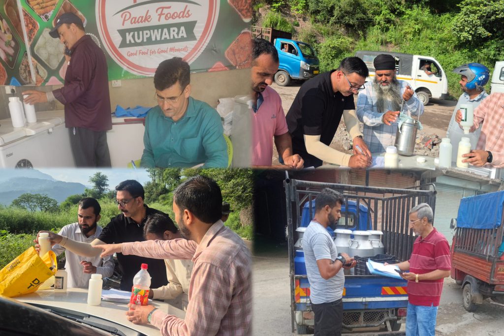 FDA, J&K Conducts Special Enforcement Drive to Check Quality and Safety of Milk and Milk products, 198 Inspections conducted and 178 samples collected