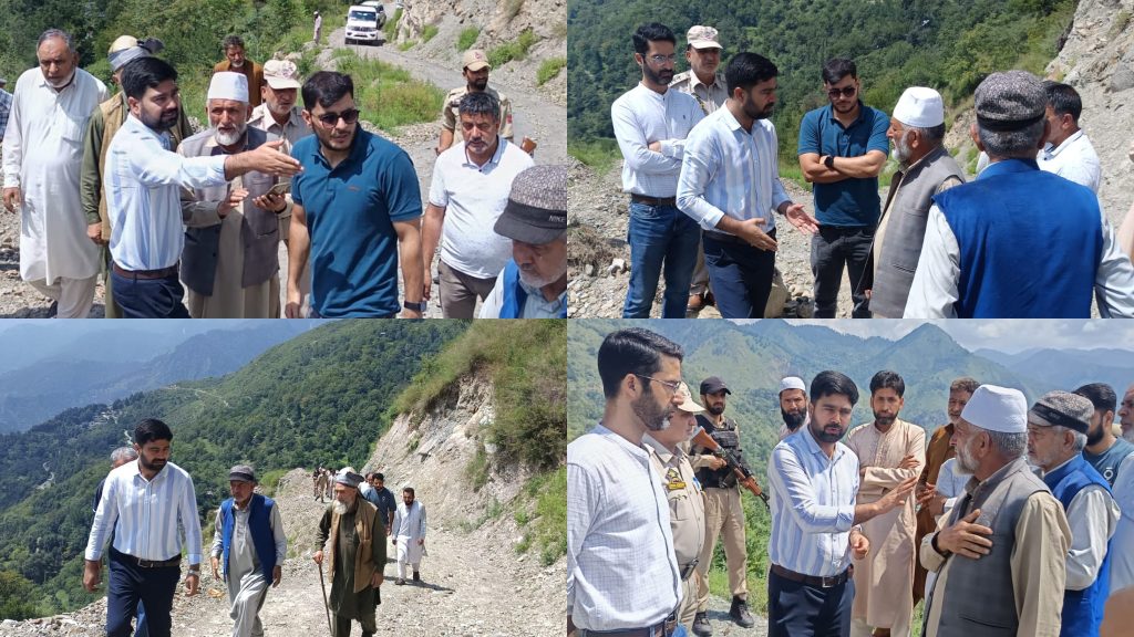 SDM Karnah Conducts Spot Inspection of Kursi–Chota Road, Directs Expeditious Restoration of Connectivity