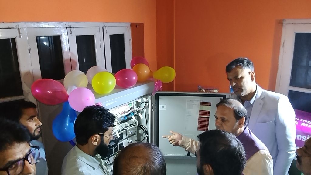 DIRECTOR (CFA), BSNL BOARD, VISITS BHARATNET PROJECT SITES AND GRAM PANCHAYATS IN SRINAGAR