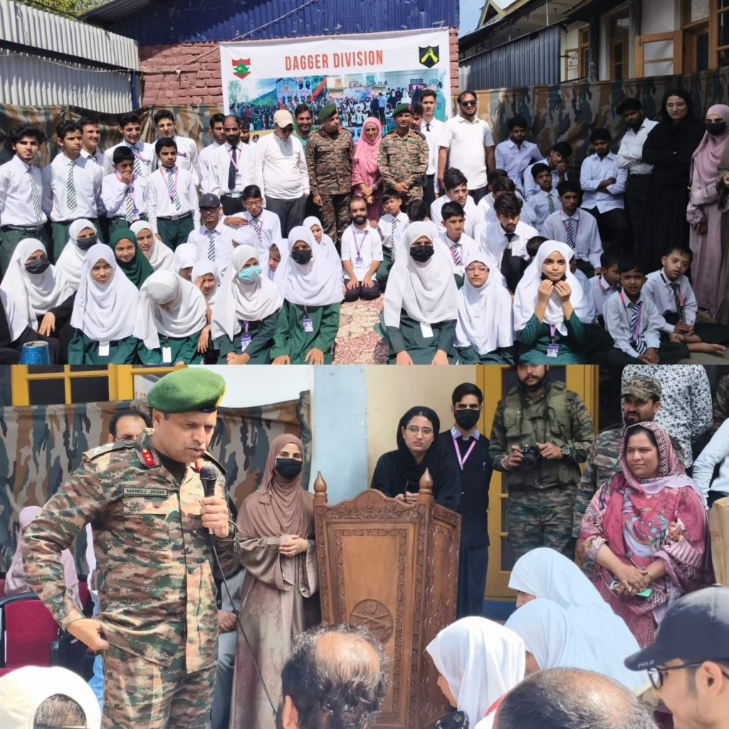 Dagger Division GOC Interacts with Special Students in Baramulla, Encourages Them and shares special moments
