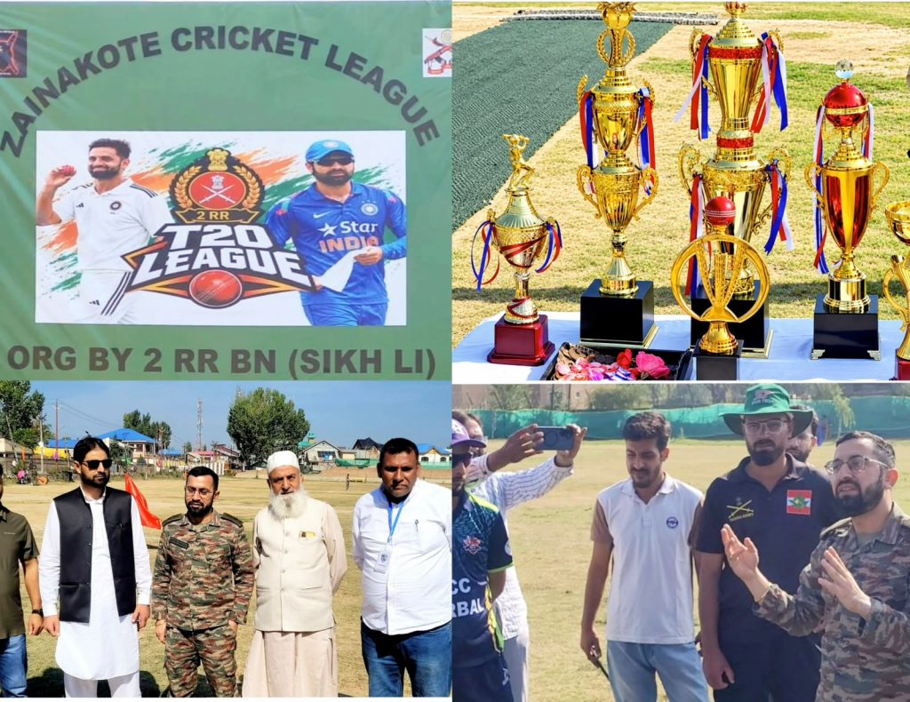 2 RR Inaugurates Cricket Tournament at HMT Srinagar to Promote Sports and Youth Engagement