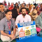 Sufi Tahir Joins NHM Employees’ Protest, Urges Govt to Address Pending Demands