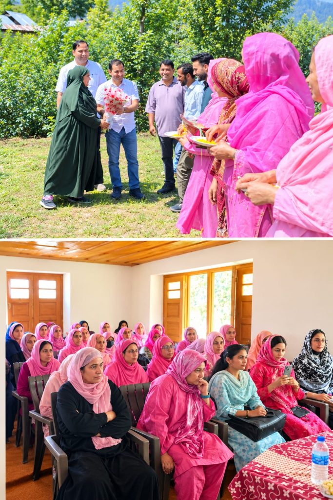 District Programme Officer Kupwara Visits Machil Valley, Reviews POSHAN Activities