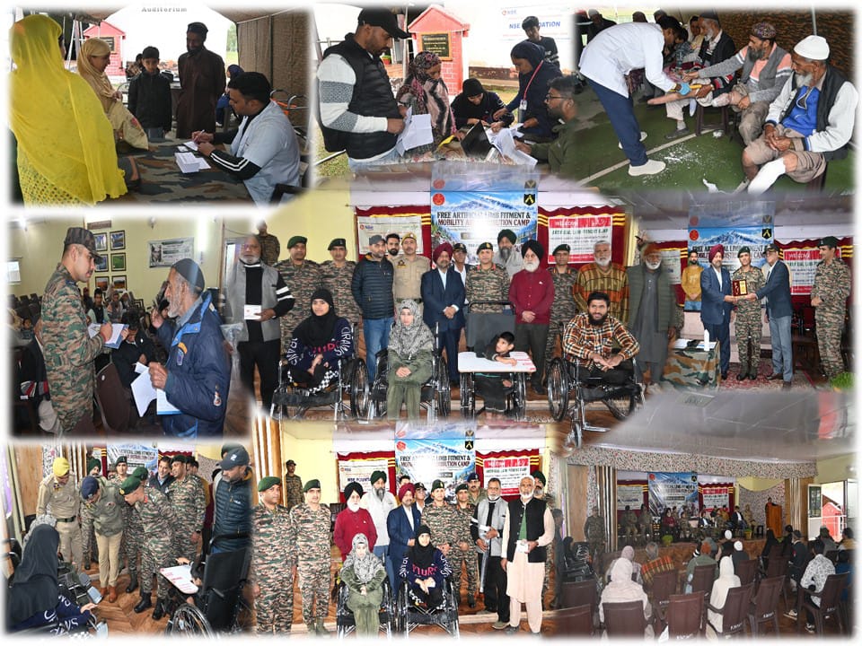MEDICAL CAMP FOR THE DIFFERENTLY-ABLED IN URI AND KUPWARA