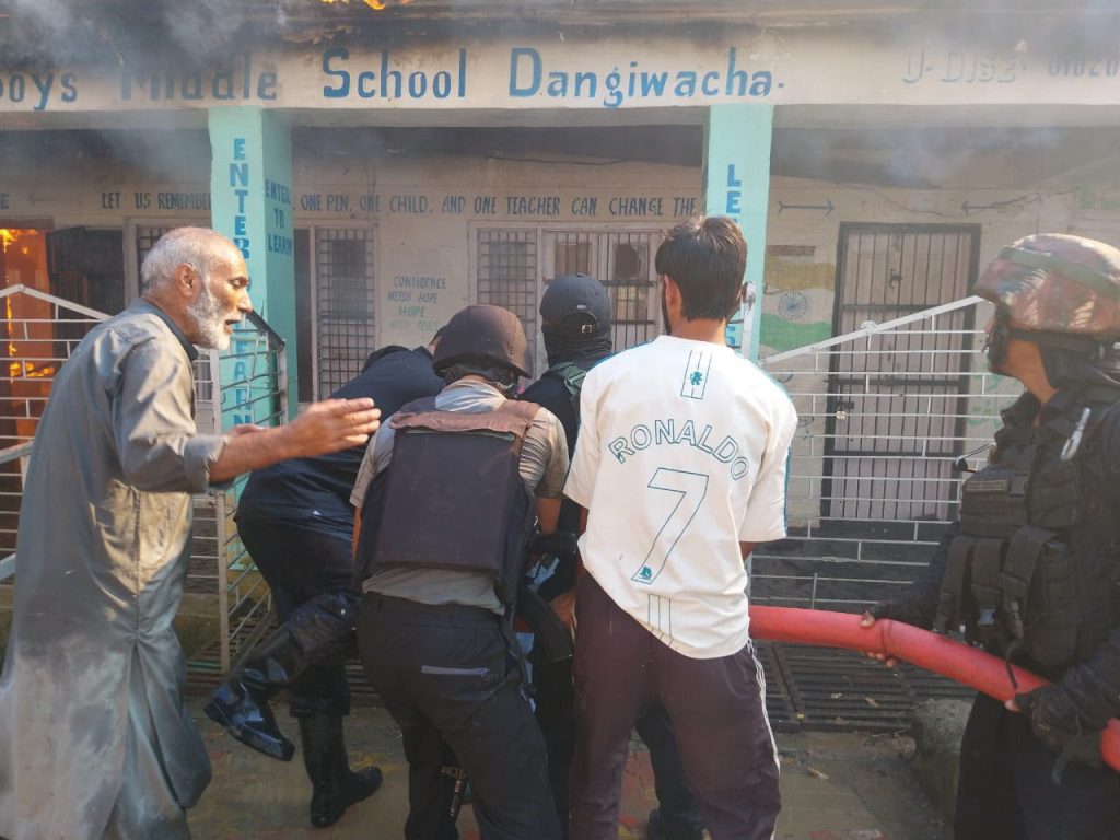 Timely Intervention by Army and Fire Department Averts Major Loss at Government Boys Middle School, Dangiwacha