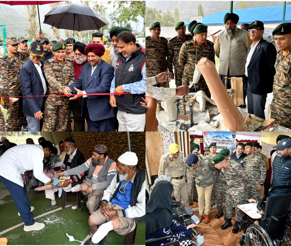Indian Army Organises Artificial Limb Camp at Kalapahar Brigade, Uri; 243 Beneficiaries Receive Assistive Aids